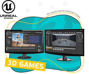 Unreal Engine 4. Игровой движок - Школа программирования для детей, компьютерные курсы для школьников, начинающих и подростков - KIBERone г. Кишинёв